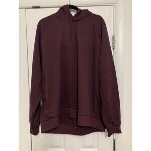 Nike Men’s XXL Dri-Fit Burgundy Pullover Hoodie FZ0969-652